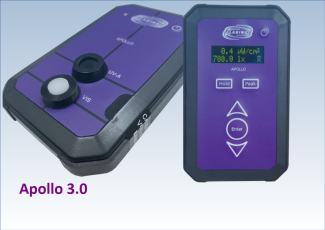 Apollo 3.0 bezdrôtový UV meter a LUX meter